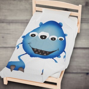 Cute Monsters on Kids Throw Blankets: Unique and Cozy Gifts for Little Ones