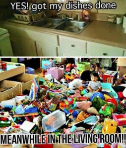 From Dishes Done to Toys Everywhere: The Parenting Struggle is Real
