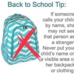 The Importance of Avoiding Personal Information on School Backpacks