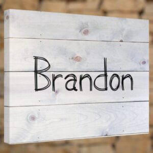 Make Their Name Shine: Personalized Kids’ Name Canvas Wall Decor for a Magical Room