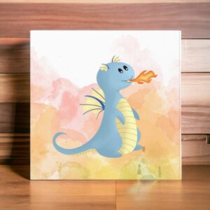 Blue Dragon Wall Art: A Magical Addition to Kids’ Rooms and Nurseries