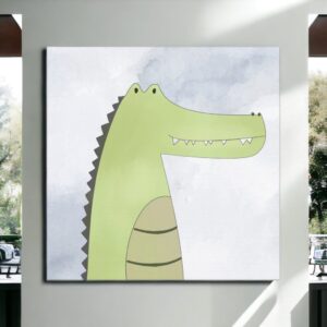 Kids’ Wall Art Decor: The Crocodile Adventure Awaits!