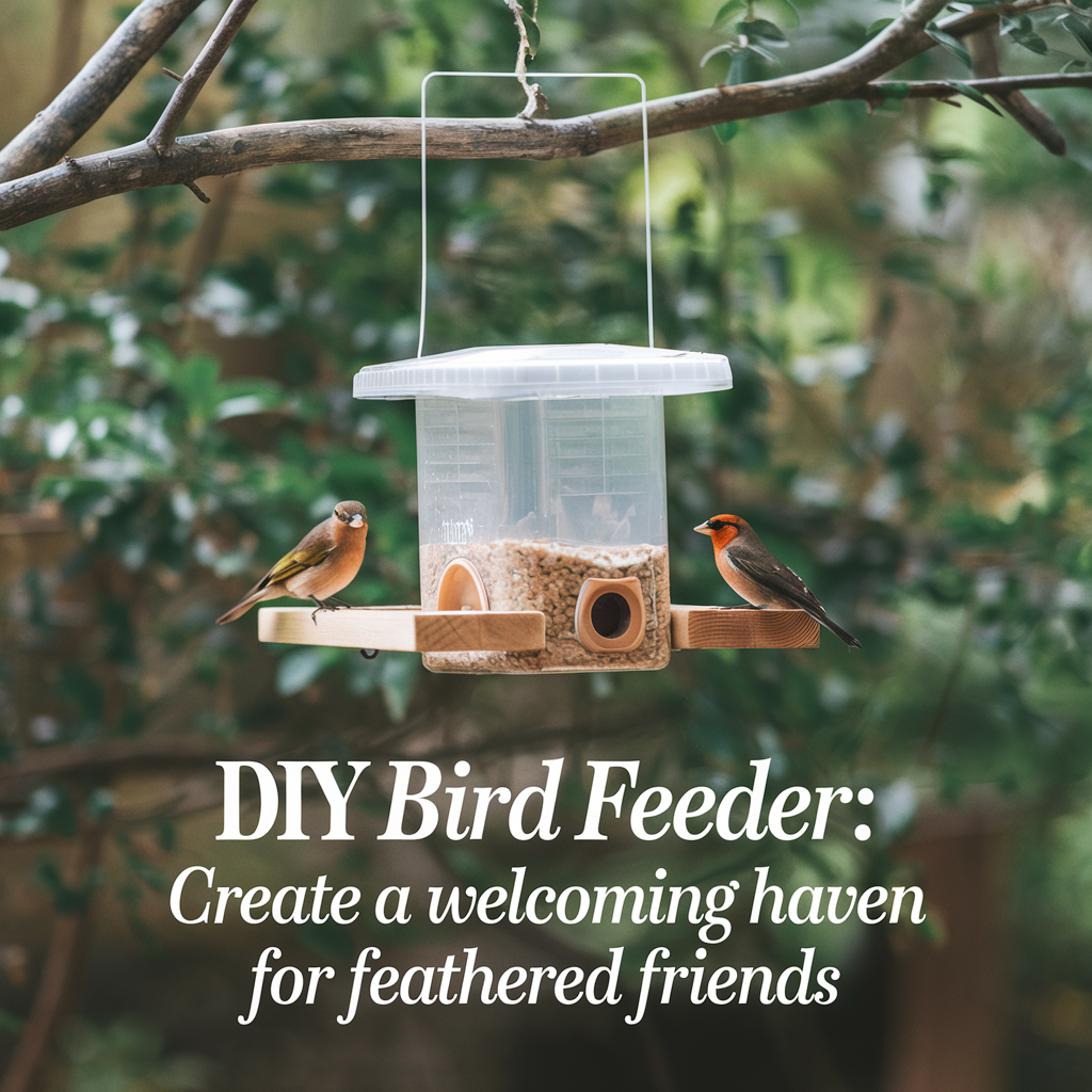 DIY Bird Feeder: Create a Welcoming Haven for Feathered Friends