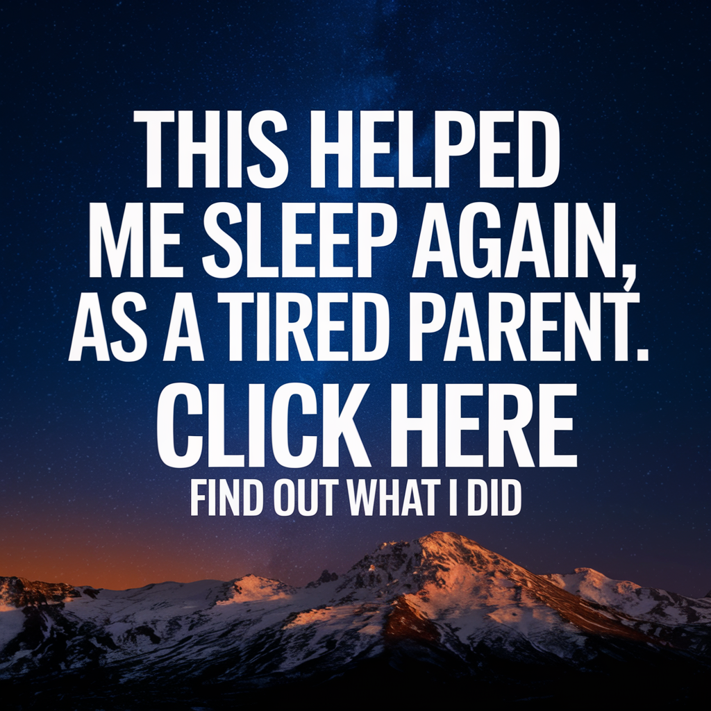 This Helped Me Sleep Again as a Tired Parent