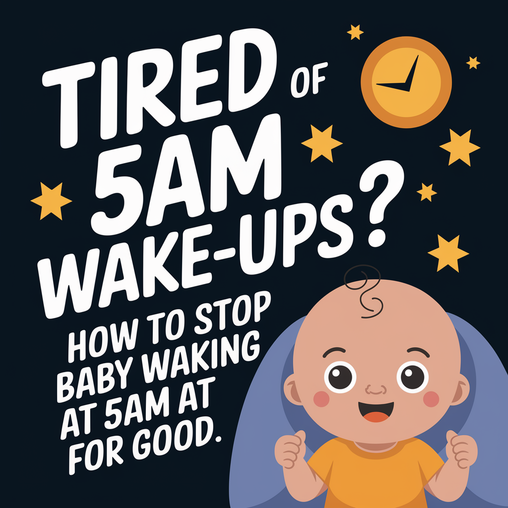Tired of 5am Wakeups? How to Stop Baby Waking at 5am for Good